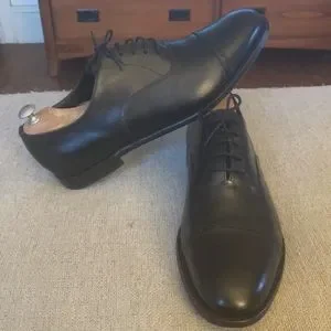 Stuart’s Choice Cap toe Grenson Masterpiece Black Leather Dress Shoes Size 12 E Stuart main image 4